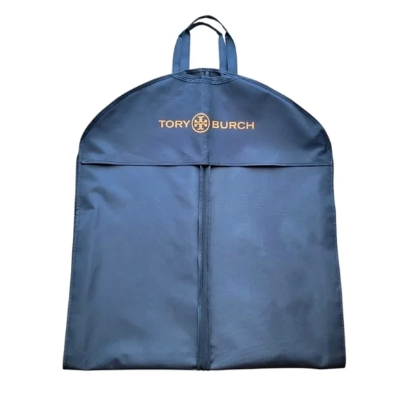 Tory Burch | Bags | Tory Burch Garment Bag Navy Blue Zippered Handles  Folding Travel Dress Wedding | Poshmark